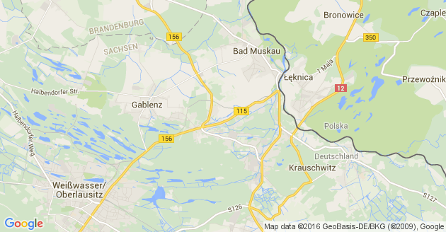Karte Krauschwitz in der Oberausitz