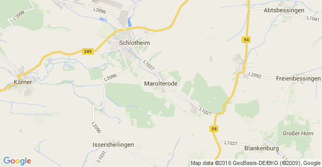 Karte Marolterode