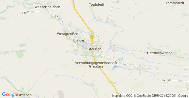 Karte Greußen