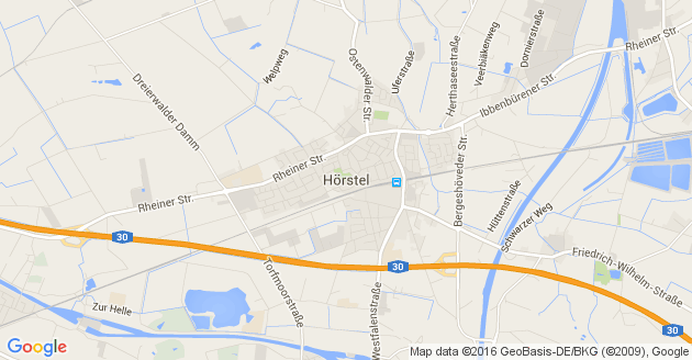 Karte Hörstel