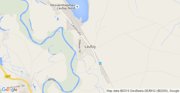 Karte Laußig