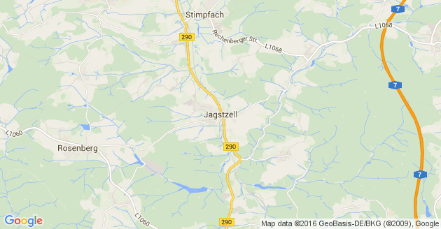Karte Jagstzell