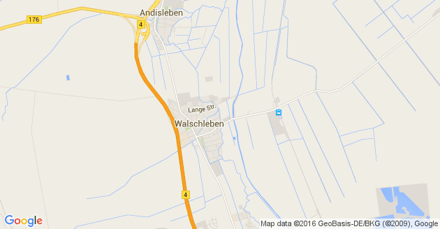 Karte Elxleben an der Gera