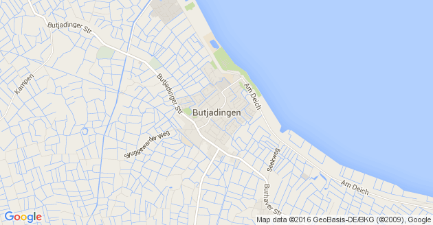 Karte Butjadingen