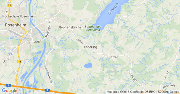 Karte Riedering