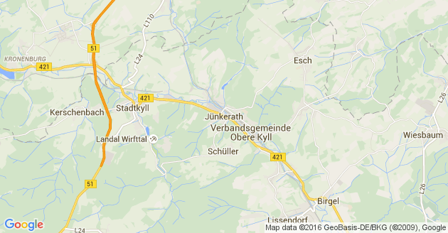 Karte Jünkerath
