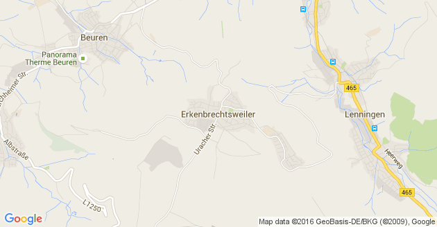 Karte Erkenbrechtsweiler
