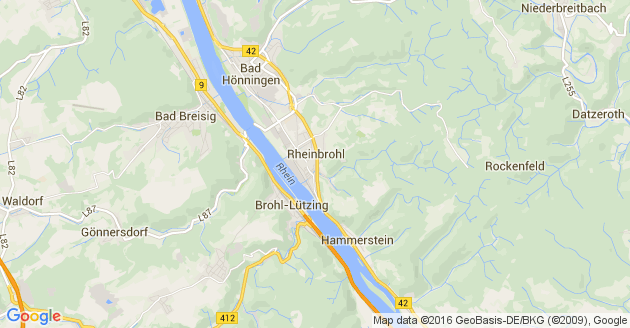 Karte Rheinbrohl