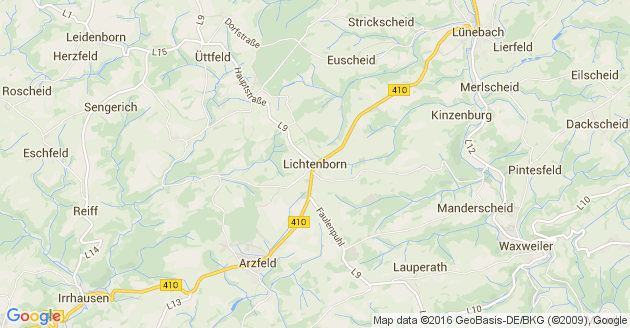 Karte Lichtenborn