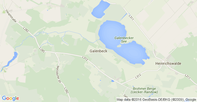 Karte Galenbeck