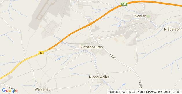 Karte Büchenbeuren