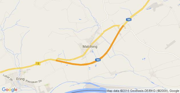 Karte Malching in Niederbayern