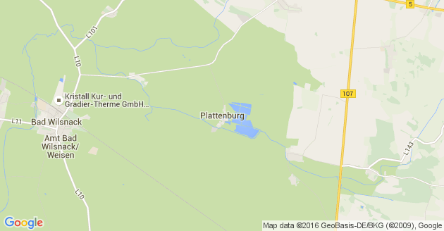 Karte Plattenburg