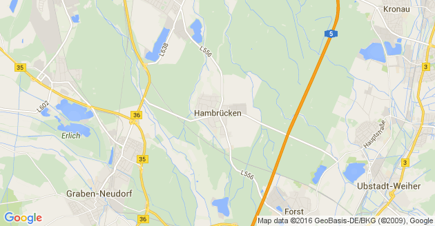 Karte Hambrücken