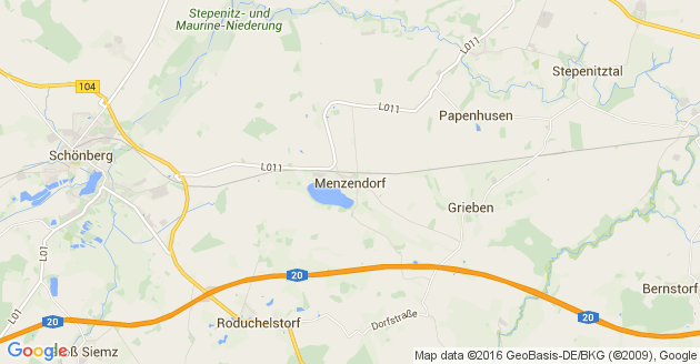 Karte Menzendorf