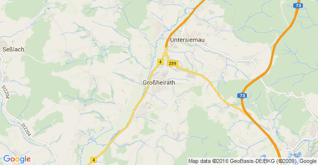 Karte Großheirath