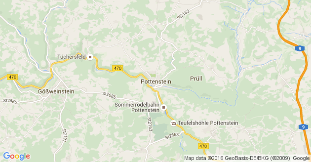 Karte Pottenstein