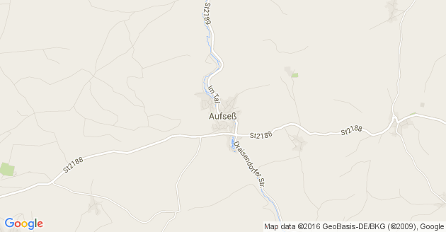 Karte Aufseß