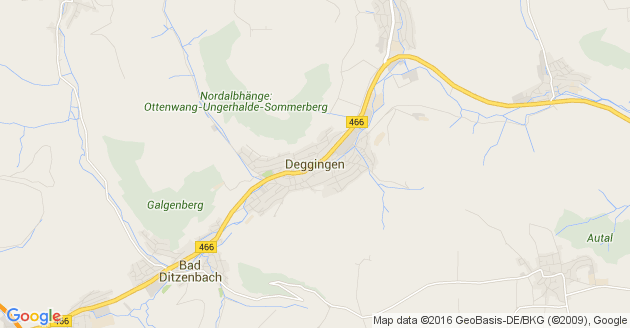 Karte Deggingen