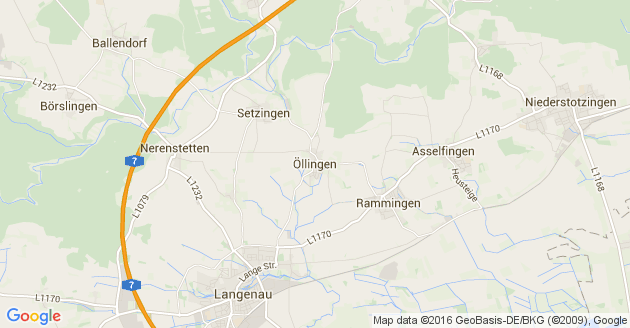 Karte Öllingen