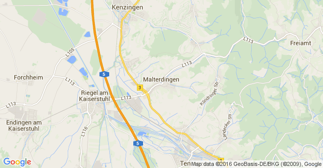 Karte Malterdingen