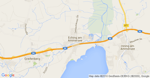 Karte Eching am Ammersee
