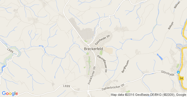 Karte Breckerfeld