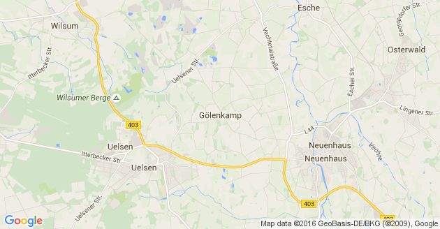 Karte Gölenkamp