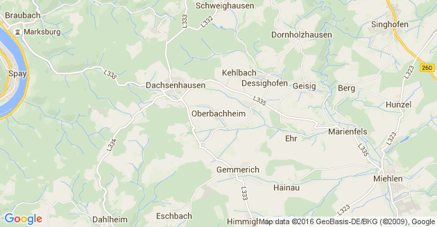 Karte Oberbachheim