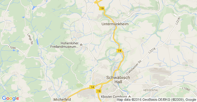 Karte Krautheim Jagst