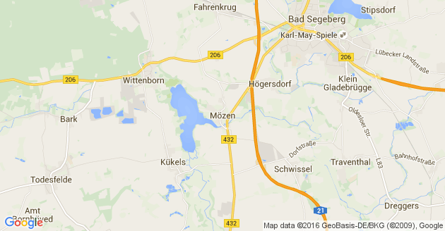 Karte Mözen