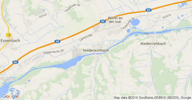 Karte Niederaichbach