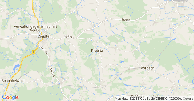Karte Prebitz