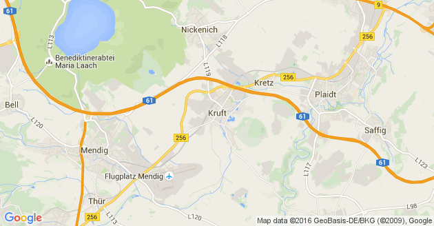 Karte Kruft