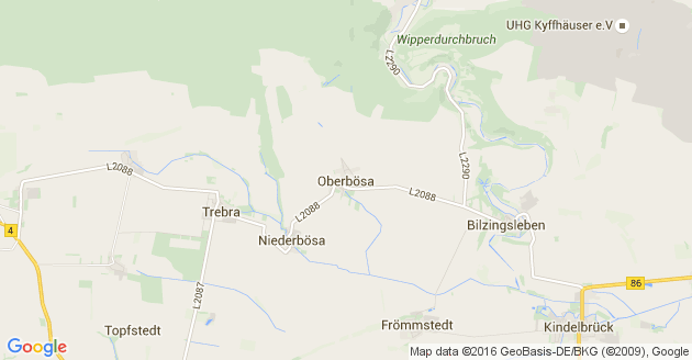 Karte Oberbösa