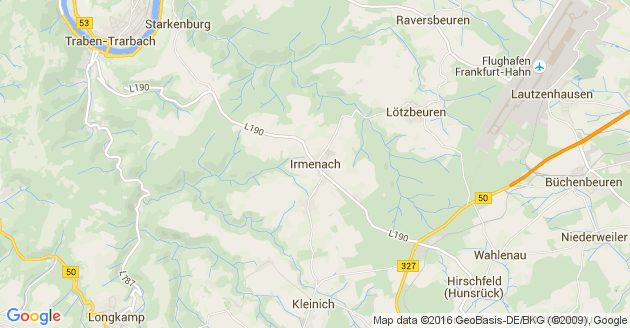 Karte Irmenach