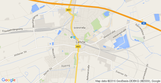 Karte Lehrte