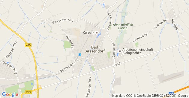 Karte Bad Sassendorf