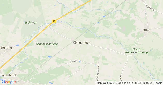 Karte Königsmoor