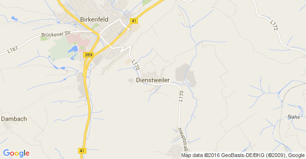 Karte Dienstweiler