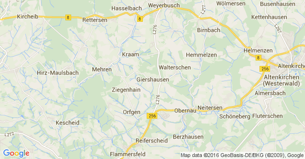 Karte Giershausen