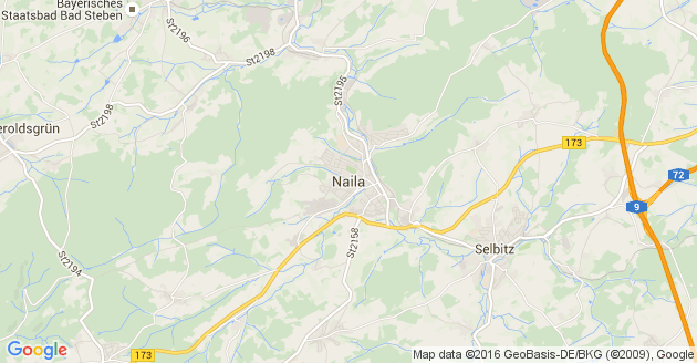 Karte Naila