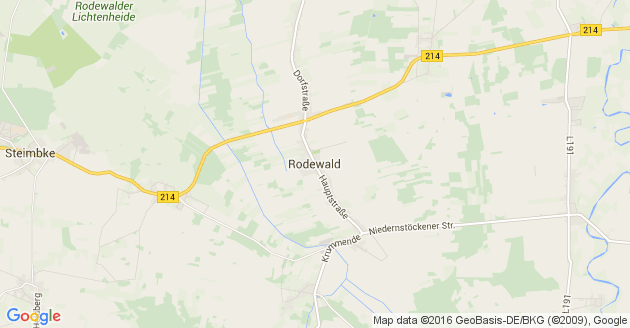 Karte Rodewald