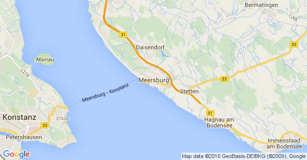 Karte Meersburg