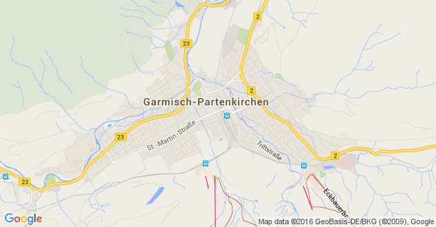 Karte Garmisch Partenkirchen