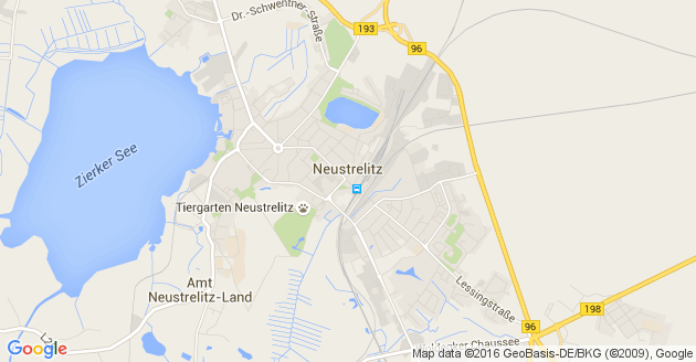 Karte Neustrelitz