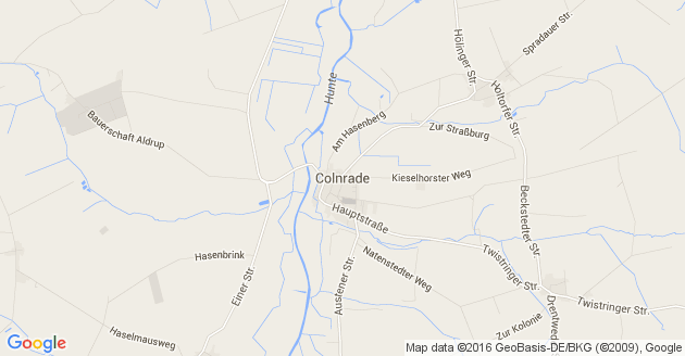 Karte Colnrade               