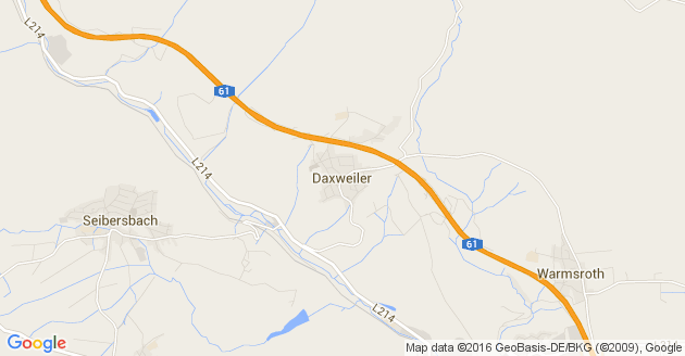 Karte Daxweiler