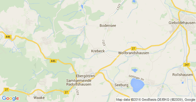 Karte Krebeck