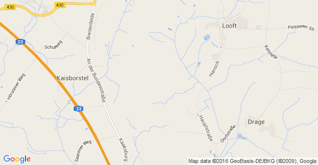 Karte Drage bei Hohenaspe